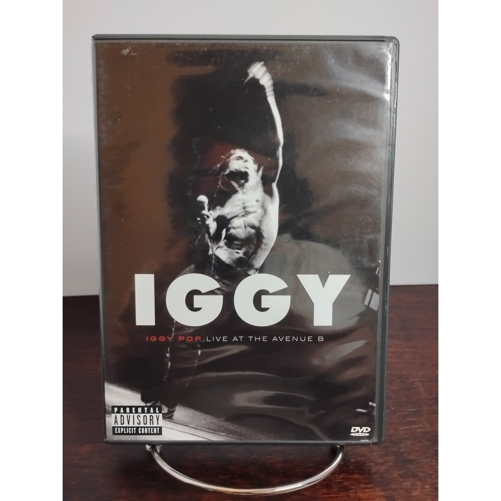 Iggy Pop Live At The‎ Avenue B DVD 2005 Concert Performance Musical Film Disc